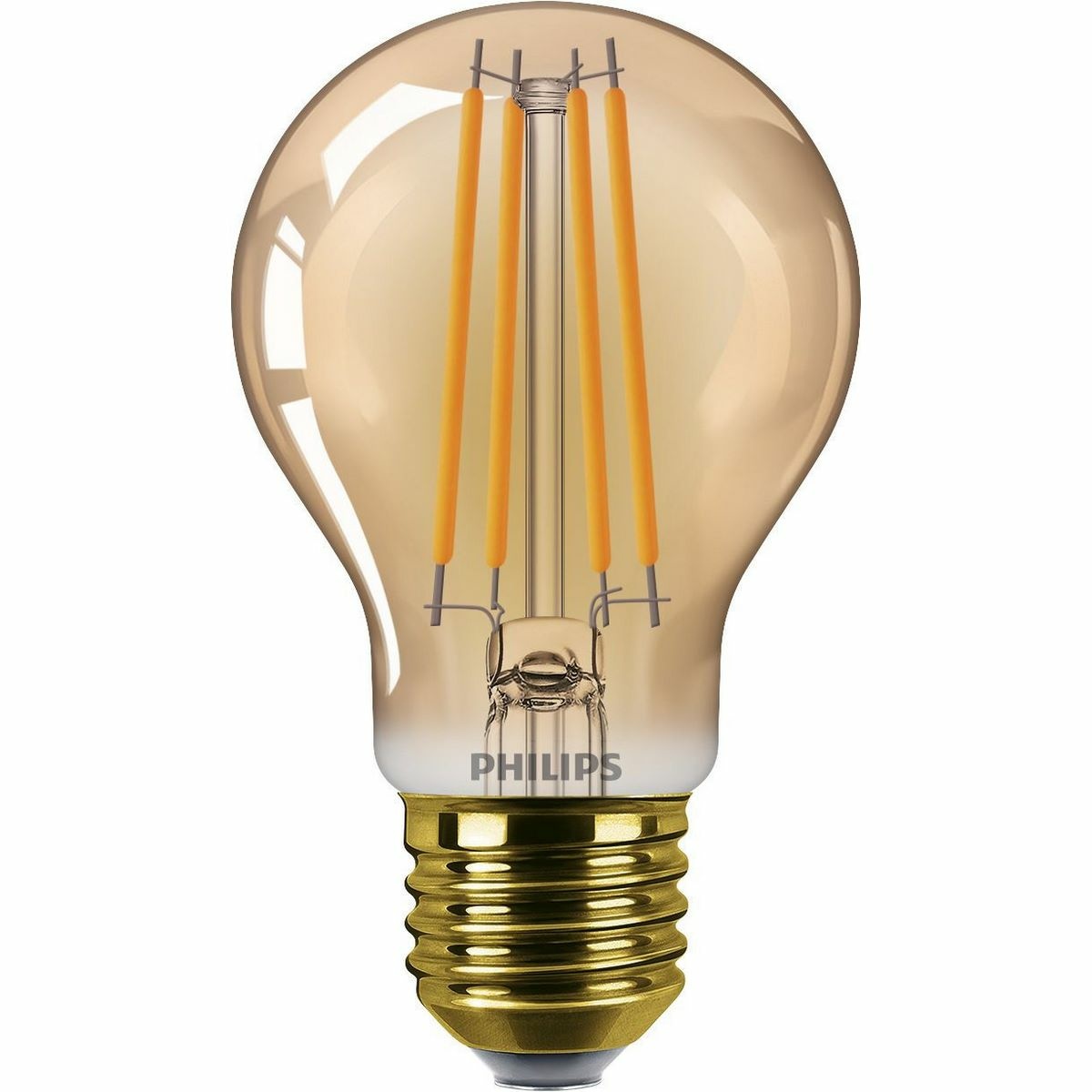 Philips LED filament žiarovka E27 A60 3,1W (25W) 1800K nestmievateľná, jantárová