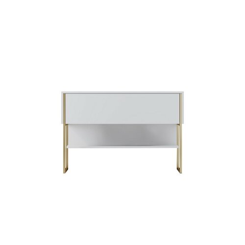 Komoda Luxe White and Gold