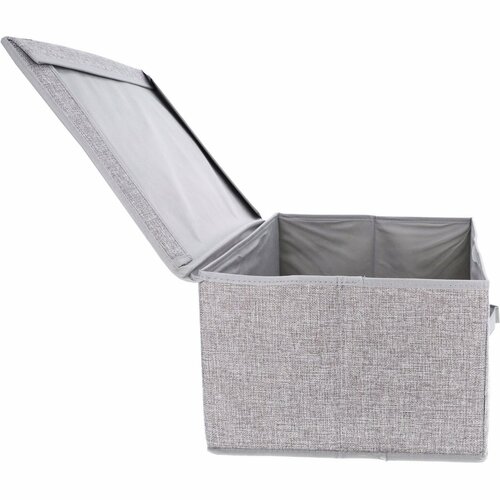 Skládací úložný box s odklopným víkem 44 × 33 × 22 cm
