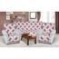 Komplet Karmela plus 3+1+1 Vlnka burgundy, 1 kos150 x 200 cm, 2 kosa 65 x 150 cm
