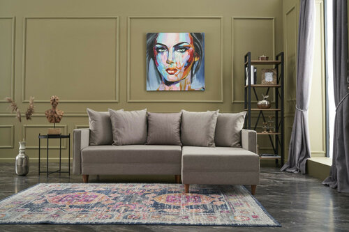 Eckschlafsofa Aydam Right Cream