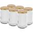 Browin Set of 500 ml Twist jar with lid, 6 pcs