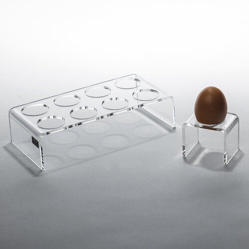 Stojan na vajíčko Egg Cup, transparentné