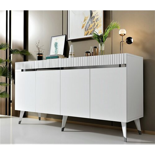 Dulap Defne  White and Silver