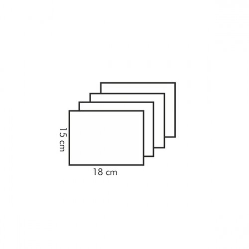 Tescoma Gomba törlőkendők CLEAN KIT 18 x 15 cm, 4db