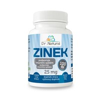 Dr.Natural Zinek 25 mg, 100 tbl.