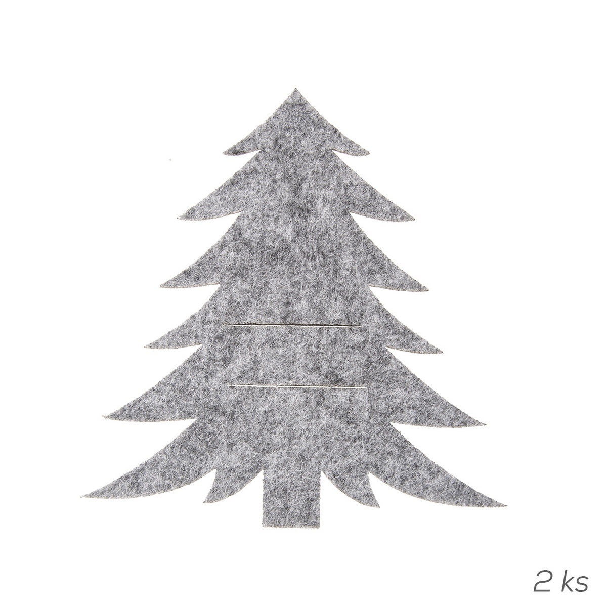 Orion Etui na sztućce Stromek szary, 18 x 18 cm,zestaw 2 szt.