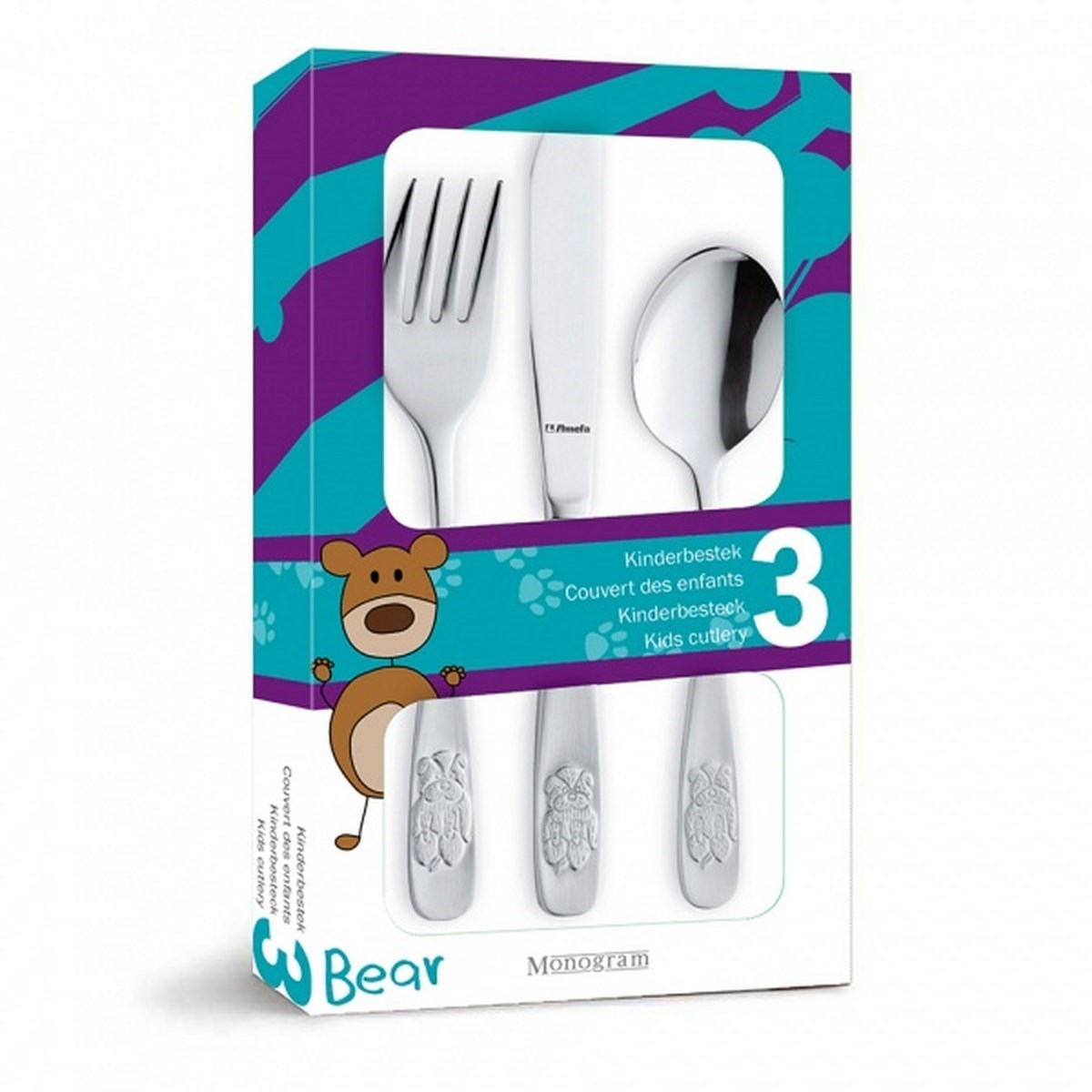 Sada detských príborov medvedík