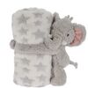 Плед з плюшевою іграшкою Слон, 130 x 200 см