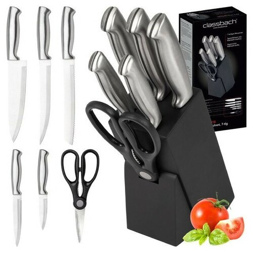 Classbach 7-delni set nožev MBS 4018, črn
