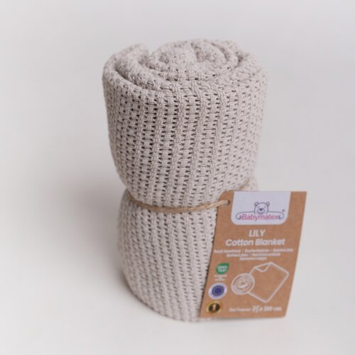 Babymatex Babydecke Lili cremefarben, 75 x 100 cm