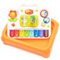 Baby Mix Wielofunkcyjny muzyczny stolik edukacyjny 3w1, żółty