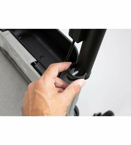 Carlett Senior Comfort nakupovalna torba nakolesih 29 l, siva