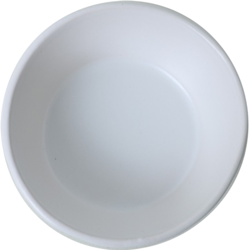 Sada 6 kameninových misek Facetta 12 cm, bílá