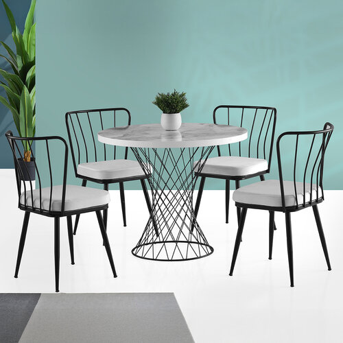 Masă de sufragerie Pota White