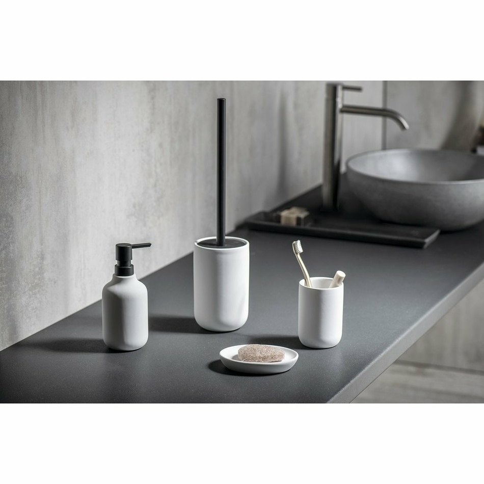 METAFORM CH028 Chloé álló WC-kefe, fehér matt termék 2. képe