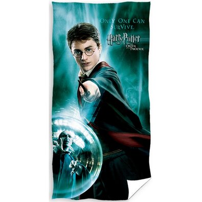 Brisača Harry Potter Samo eden lahko preživi, 70 x140 cm