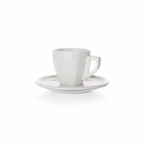 Banquet Šálka s podšálkou square ALBA 60 ml, biela