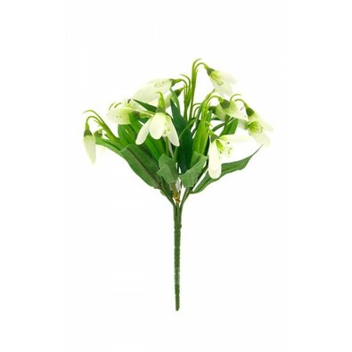 Umetni šopek sneženk, 27 cm