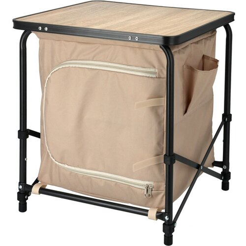 Campingtisch mit Stauraum 48 x 48 x 53 cm