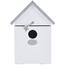 Căsuță păsări Bird family, albă