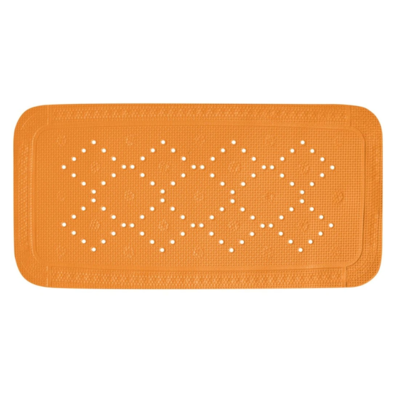 Spirella Anti-Rutsch-Badewannenmatte ALASKA, orange, 91 x 36 cm