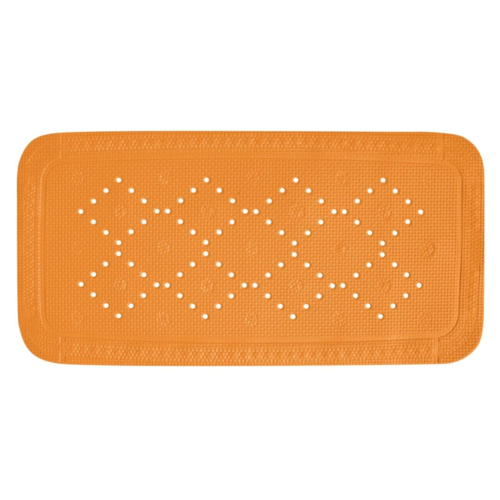 Spirella Anti-Rutsch-Badewannenmatte ALASKA, orange, 91 x 36 cm