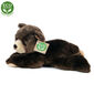 Rappa Plyšový ležiaci medveď tmavohnedá, 15 cm