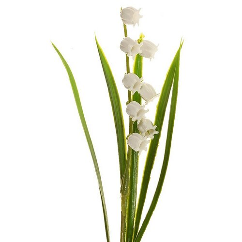 Umelá kytica Konvalinka, v. 35 cm, zväzok 5 ks