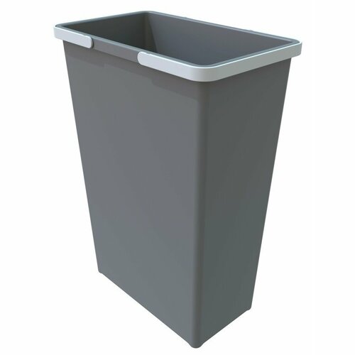 Elletipi Plastični koš z ročaji 35 l, siv