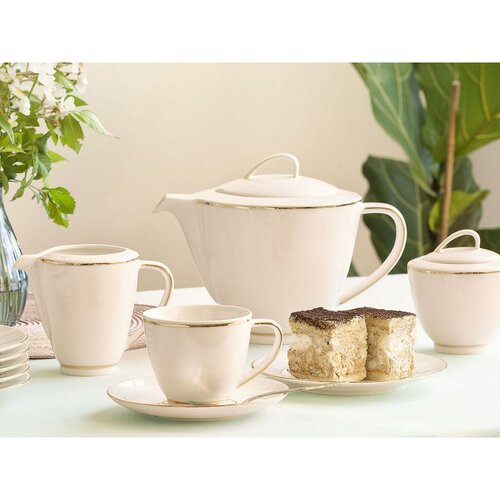 MariaPaula 21-delni kavni servis Ecru Nova GoldLine