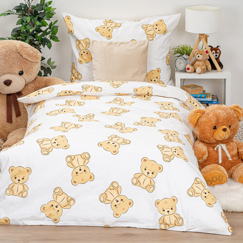 Lenjerie de pat din bumbac 4Home Teddies , 140 x200 cm, 70 x 90 cm