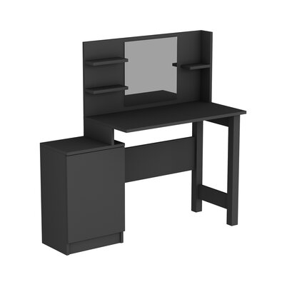 Kozmetický stolík Jeni Anthracite