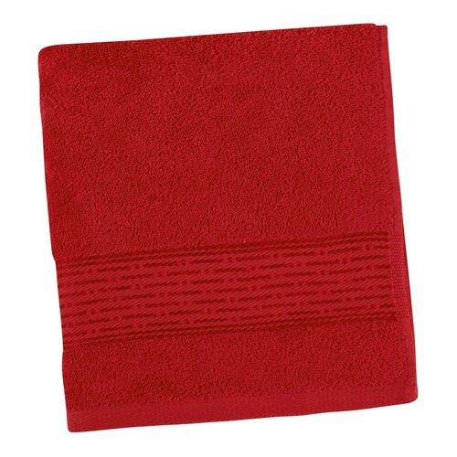 Kamilla Stripe törölköző, piros, 70 x 140 cm