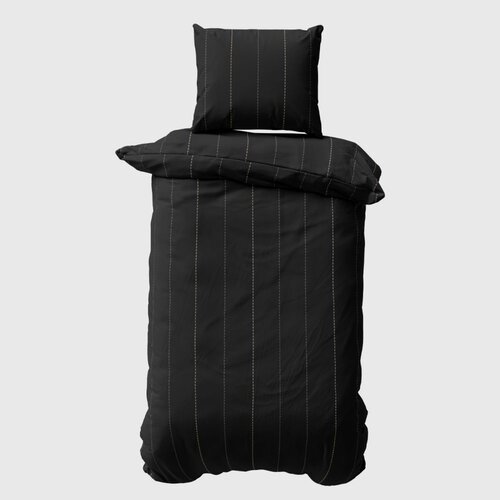 Kvalitex Viskózové povlečení Woody Charles černá, 140 x 200 cm, 70 x 90 cm