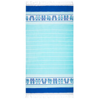 Fouta Flipflops törölköző rojtokkal, 90 x 170 cm Fouta Flipflops törölköző rojtokkal, 90 x 170 cm