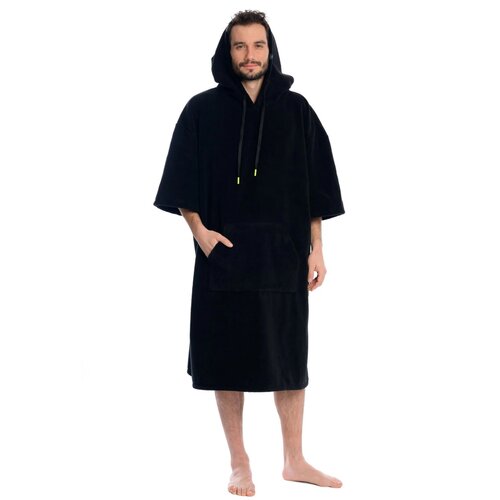 Towee Surf poncho MONO fekete, 80 x 115 cm