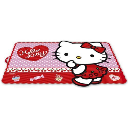 Obrázok Banquet Prestieranie Hello Kitty red 2, 44 x 30 cm