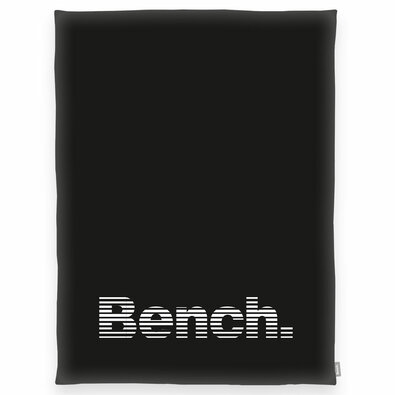 Bench odeja črno-bela, 150 x 200 cm