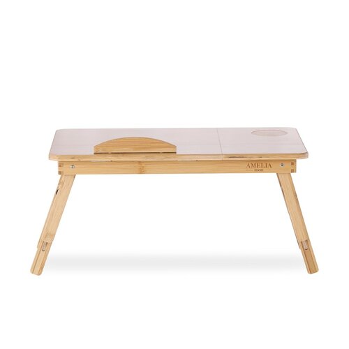 Restilo Bambusový stolík pod notebook Ryker, 50 x 30 x 25 cm