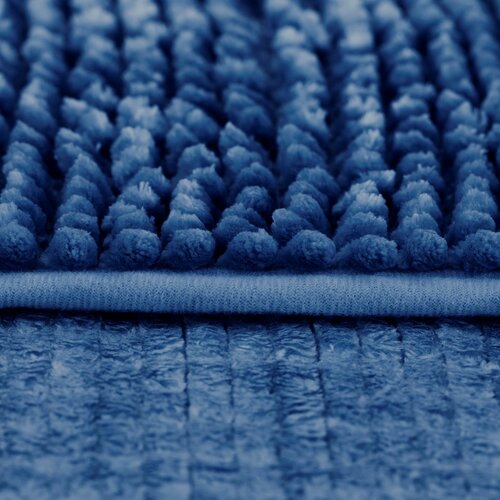Restilo Komplet dywaników łazienkowych Bati granatowy, 2 szt. 50 x 80 cm, 40 x 50 cm