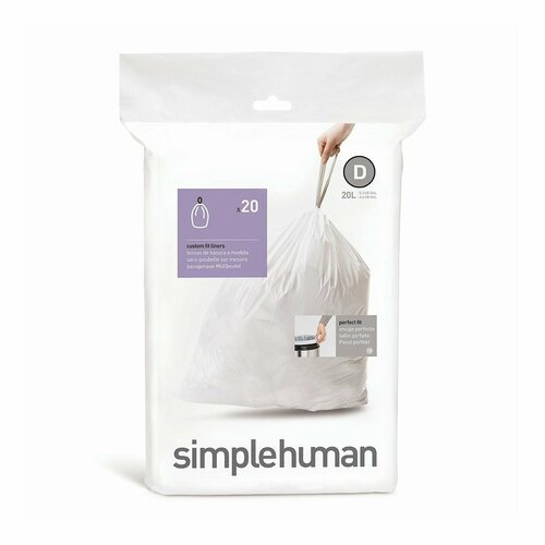 Simplehuman Пакети для сміття D 20 л, 20 шт.