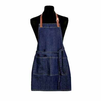 Otroška predpasnik Jeans temno modra, 50 x 70 cm