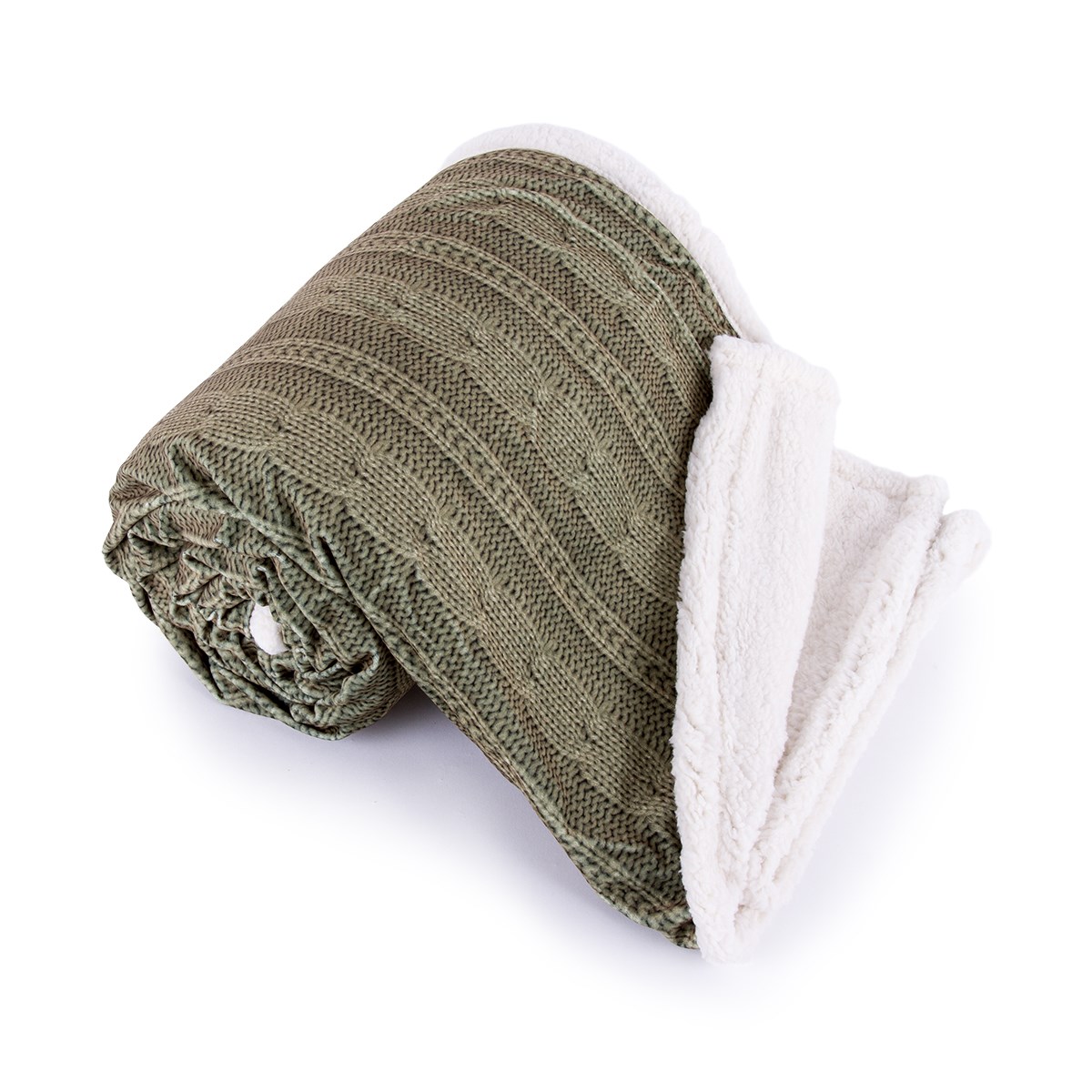 Jahu Baránková deka Agnello zelená, 150 x 200 cm