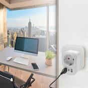 Solight PA03USA Cestovný adaptér USA USB A+C pre použitie v Spojených štátoch, typ B