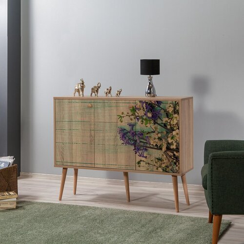 Schrank Mega Flowers Sonoma Oak