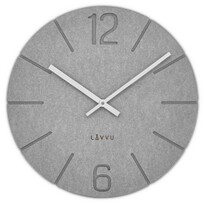 LAVVU Сірий годинник Natur, діаметр 34 см