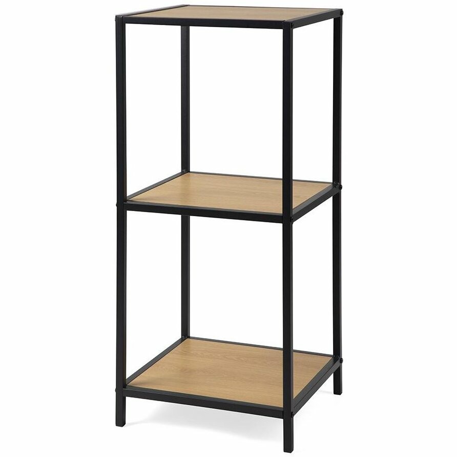 Fotografie produktu: Kovový regál LOFTY Tower 3 OAK, 83 x 35 cm