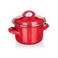 Banquet Emaille-Topf mit Deckel Milton red, 12 cm, 0,78 l