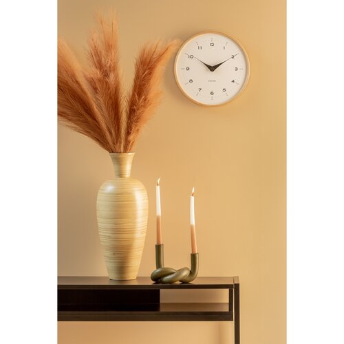Karlsson 5995WH design falióra fehér, 30 cmátmérővel